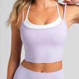 ComfrtCore™ Double Layer Crop Tank