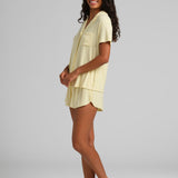 Slinky Rib Short Sleeve PJ Set