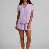 Slinky Rib Short Sleeve PJ Set