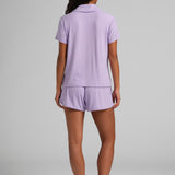Slinky Rib Short Sleeve PJ Set