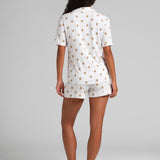 Luna Lounge Short Sleeve Short PJ Set