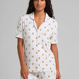 Luna Lounge Short Sleeve Short PJ Set