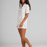 Luna Lounge Short Sleeve Short PJ Set