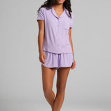 Slinky Rib Short Sleeve PJ Set
