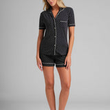 Luna Lounge Short Sleeve Short PJ Set