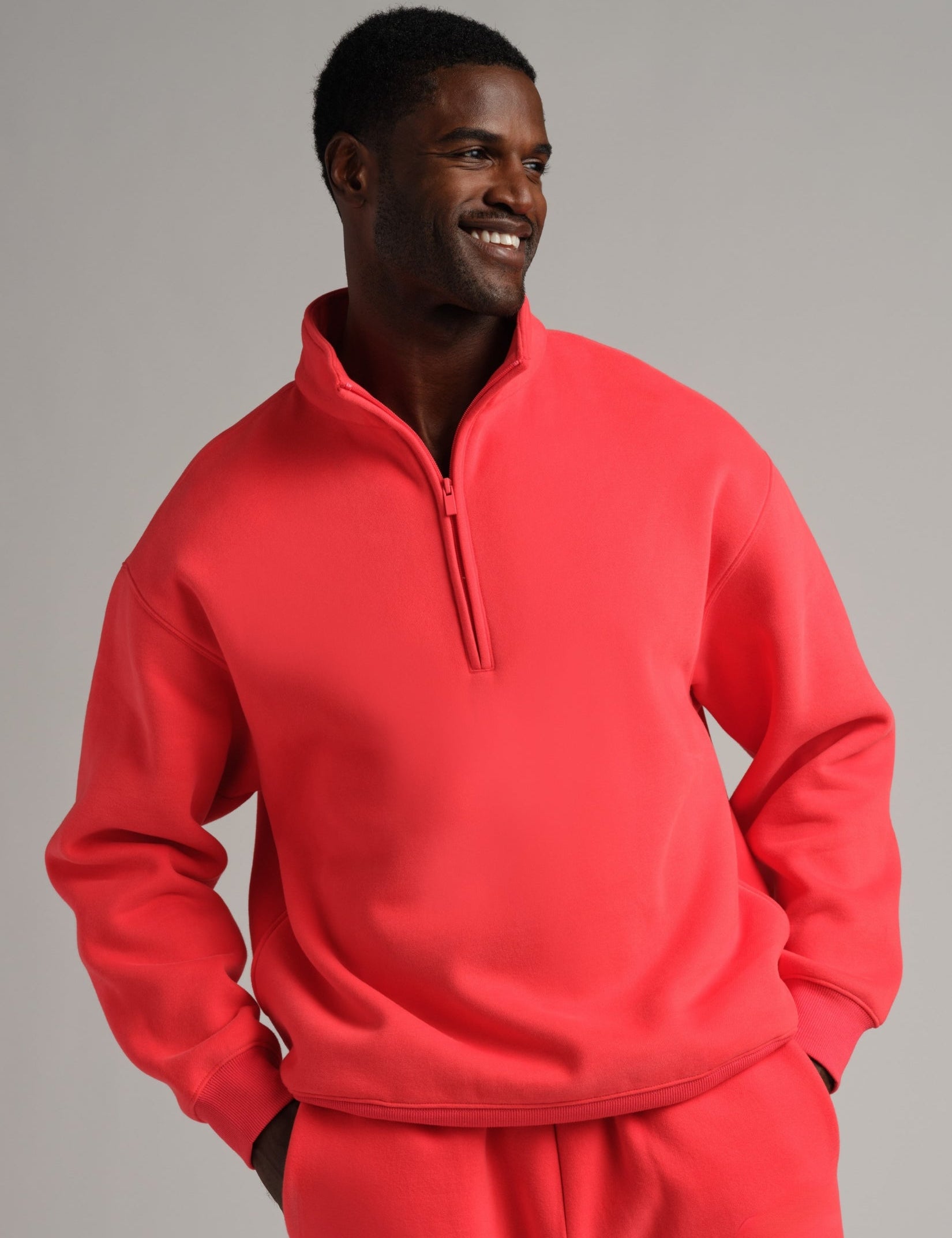 Basic Quarter Zip Mock Neck - Pre Order