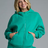 Basic Crop Zip Hoodie - Pre Order