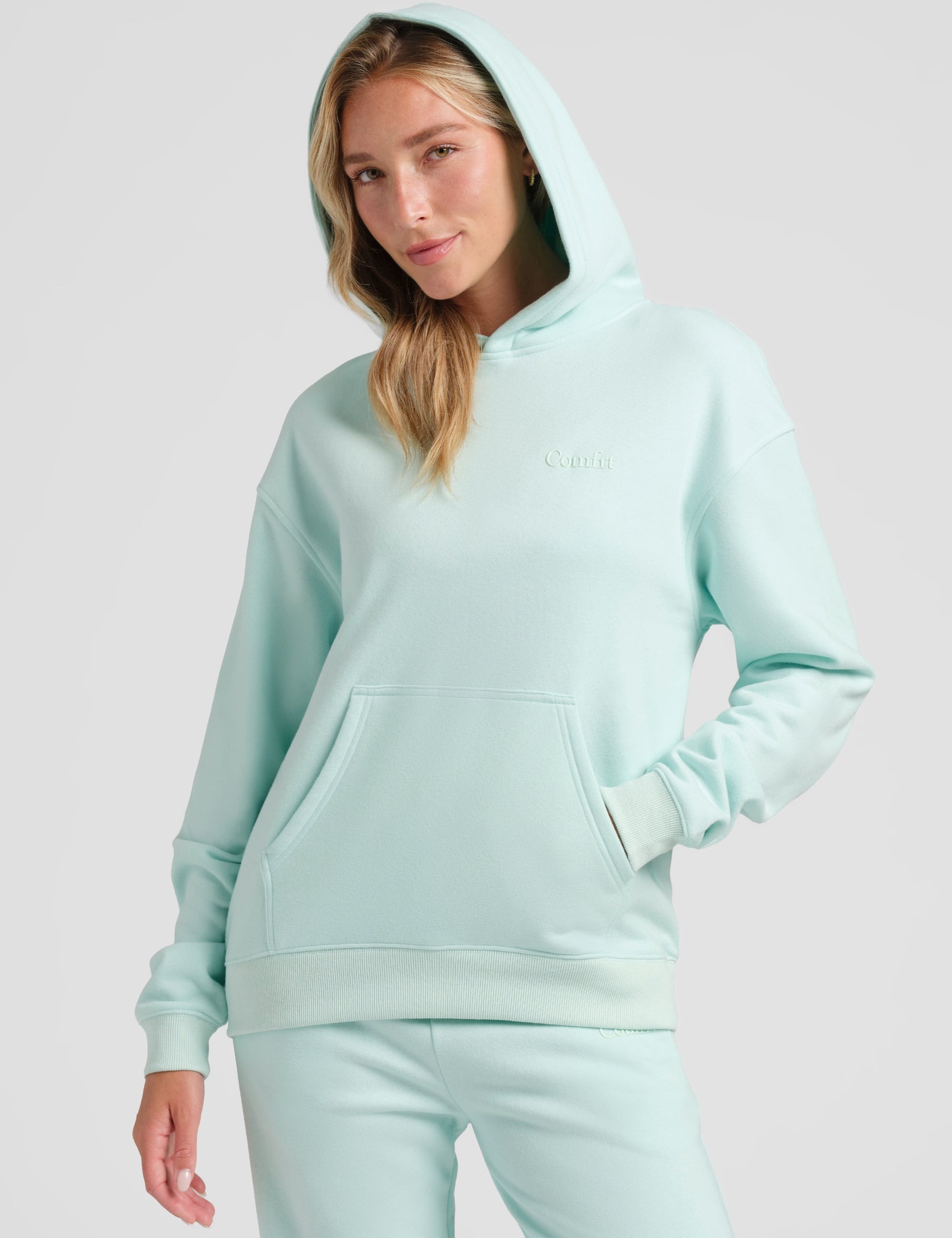 Halo Lightweight Crop Hoodie