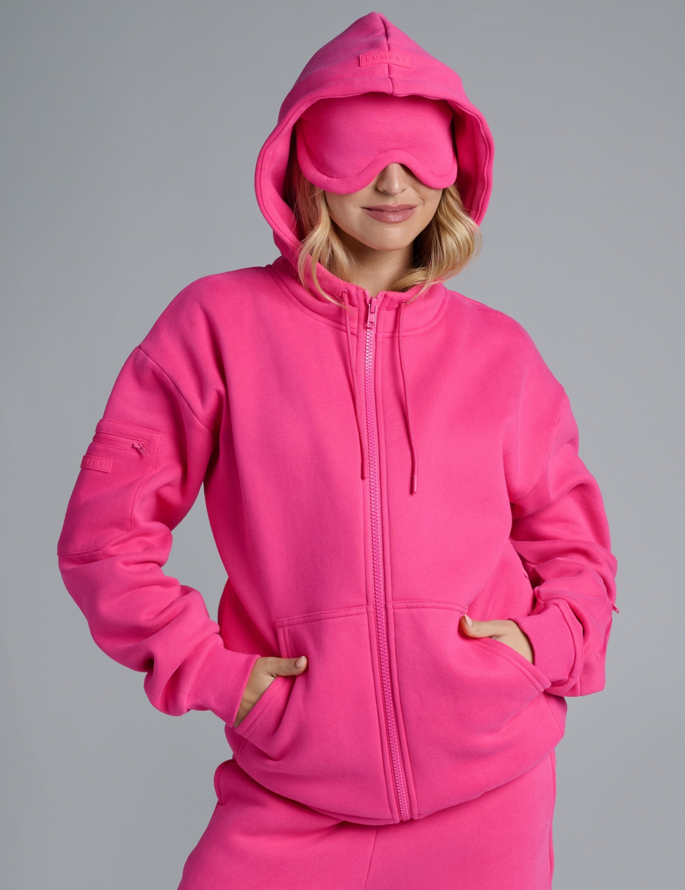 Airplane Mode Travel Zip Hoodie