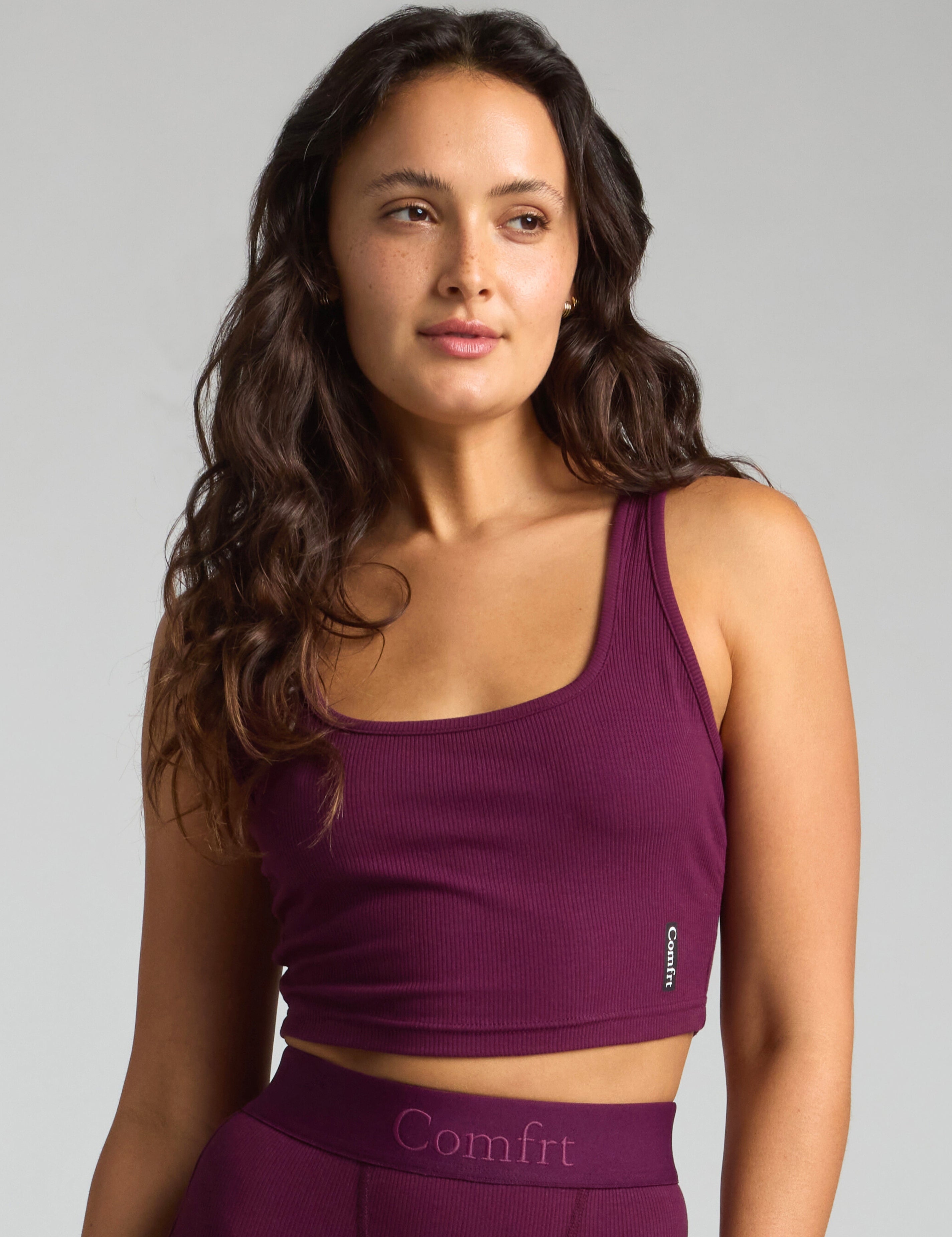 Rib Contour Crop Tank