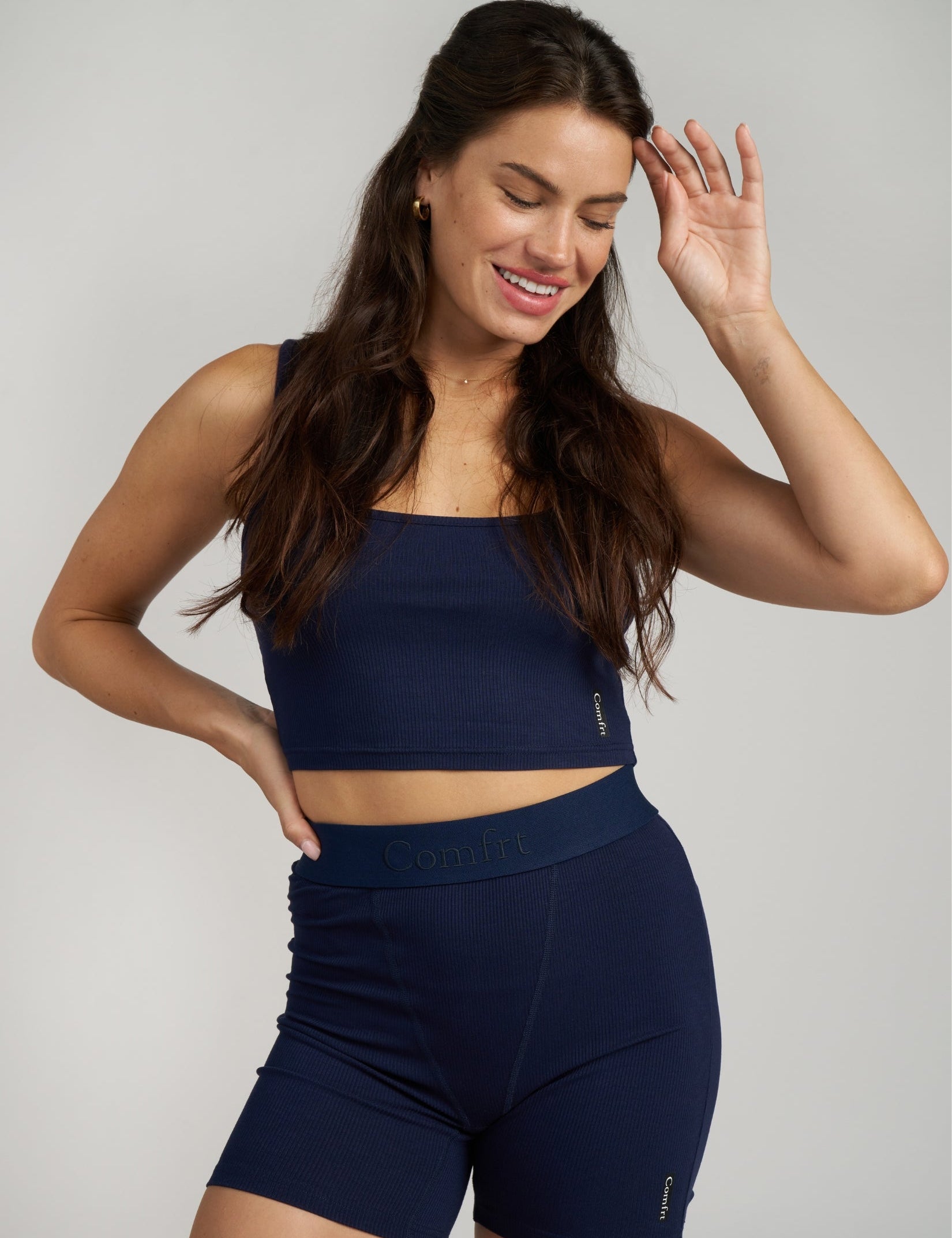 Rib Contour Crop Tank