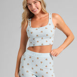 Rib Contour Crop Tank