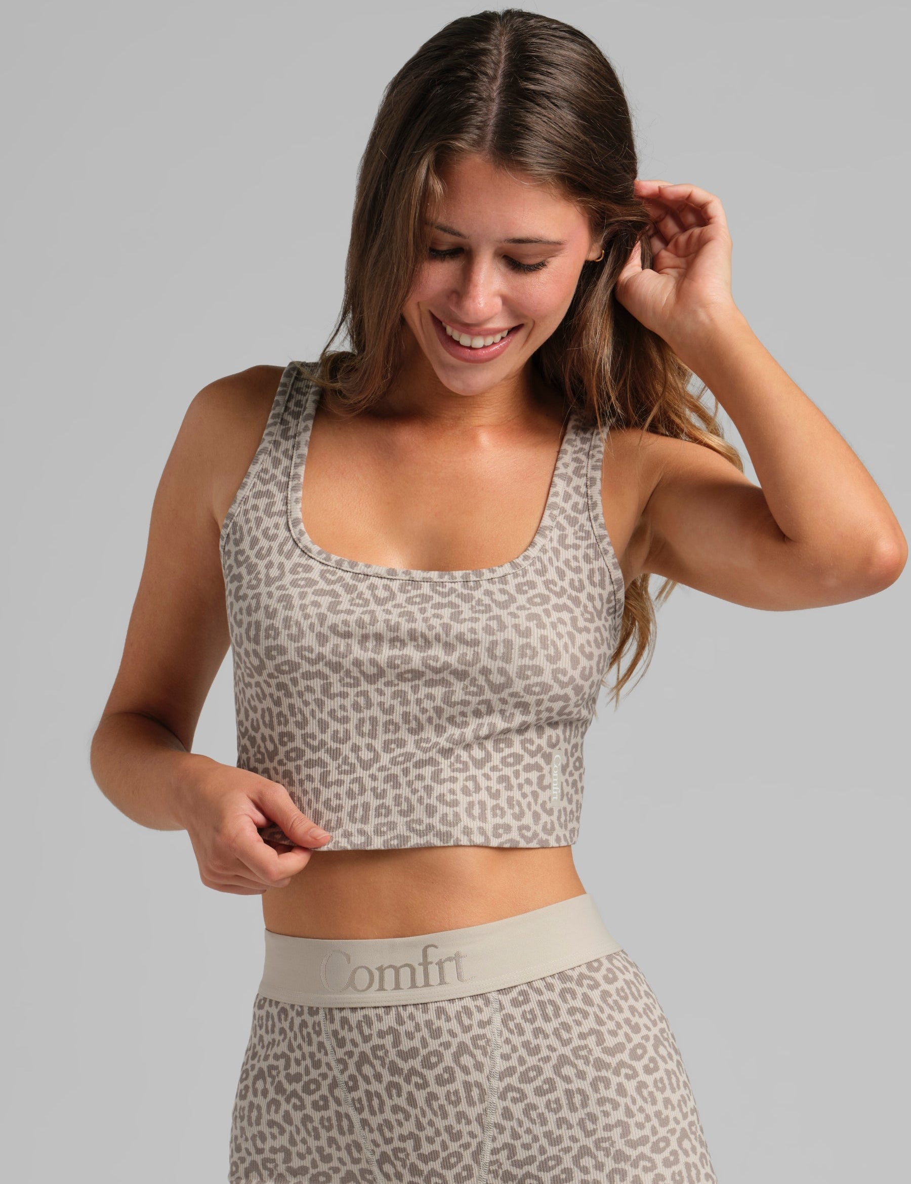 Rib Contour Crop Tank