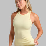 Rib Contour High Neck Tank