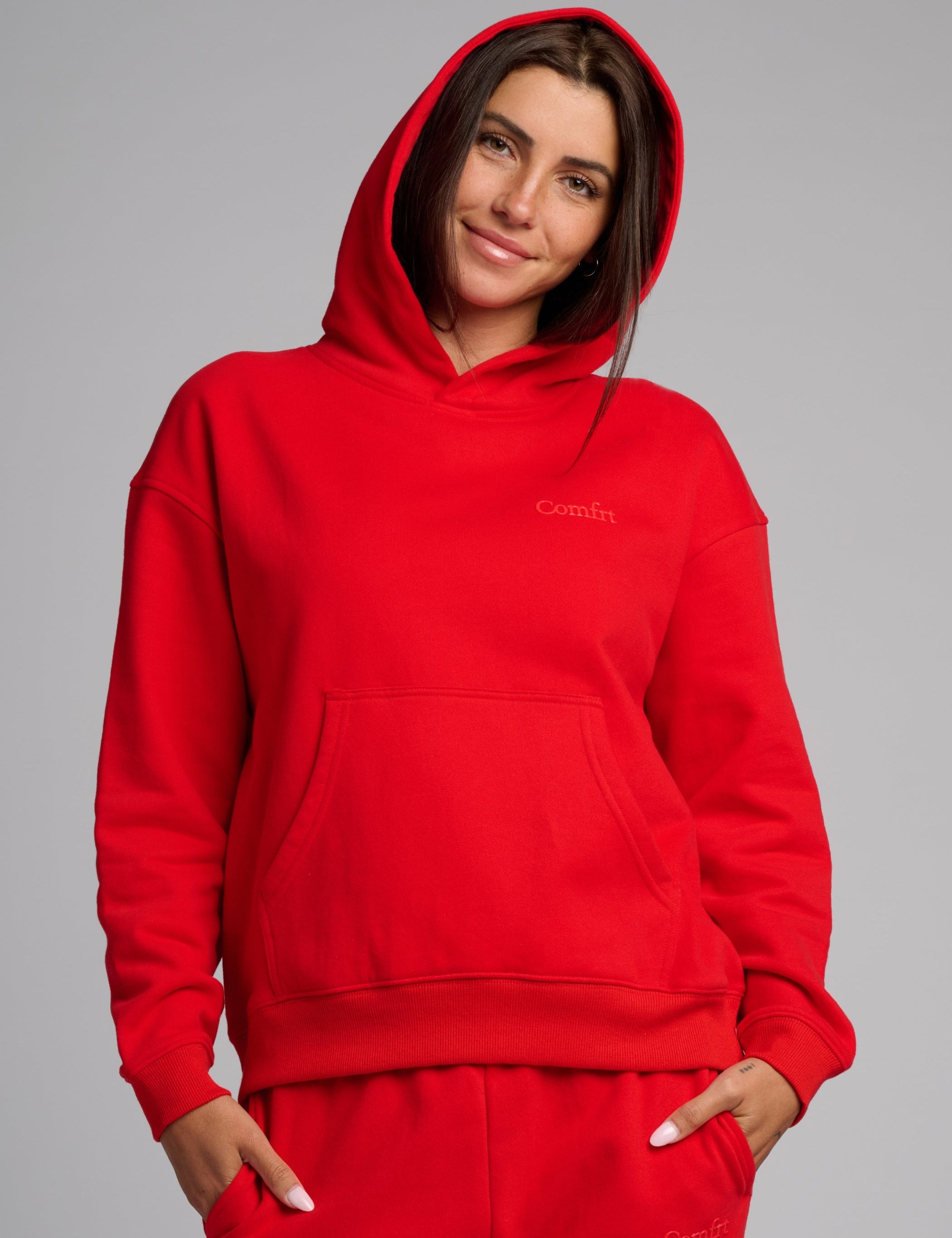 Halo Lightweight Crop Hoodie