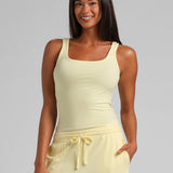 Rib Contour Waist Length Tank