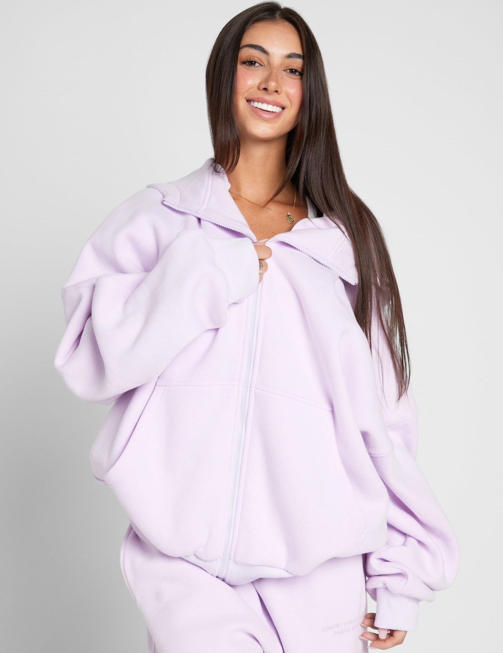 Pastel Zip Hoodie