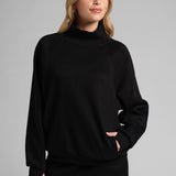 Basic Mock Neck Sweatshirt