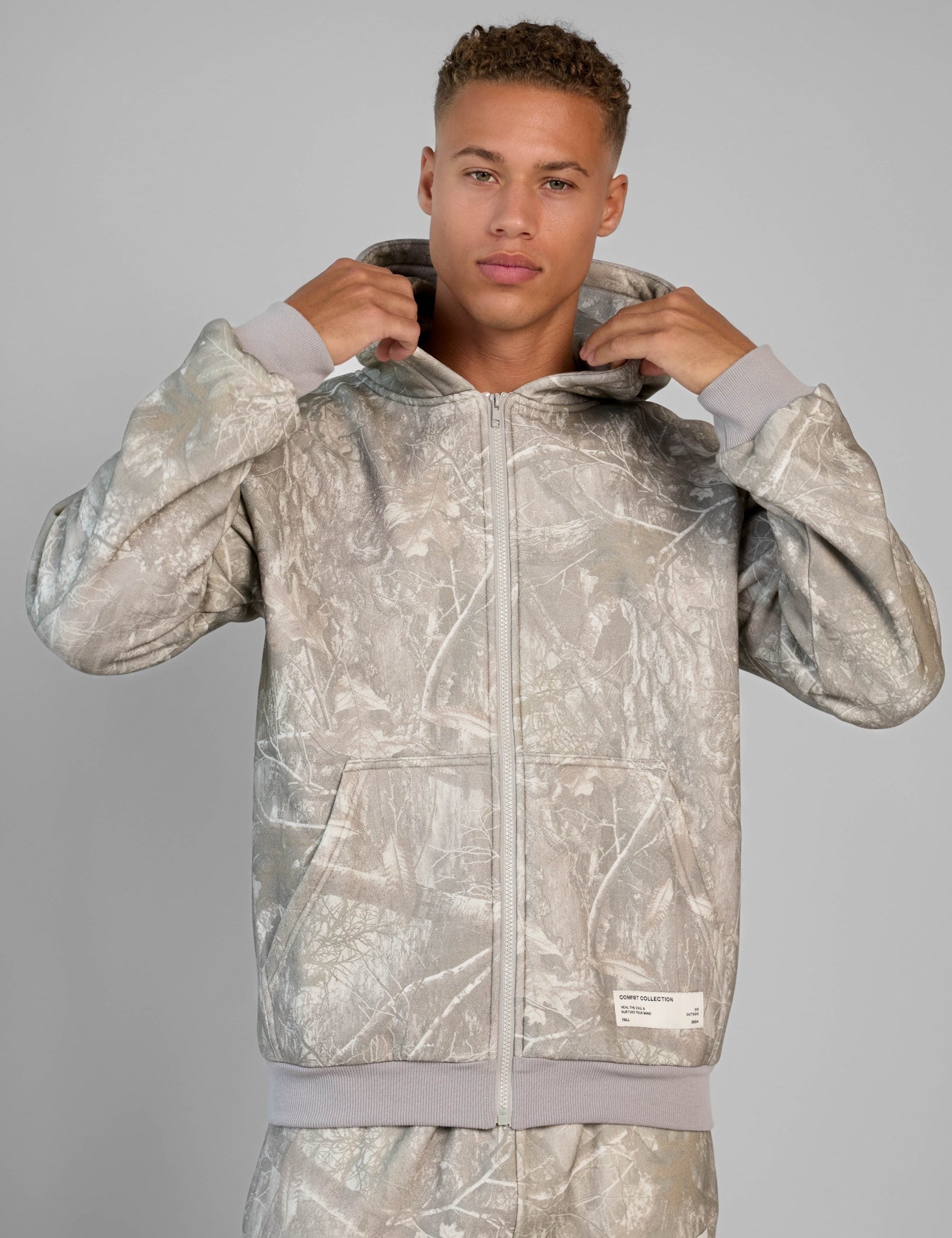 Camo Zip Hoodie