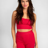 Rib Contour Crop Tank - Pre Order