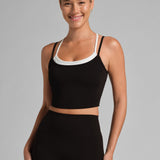 ComfrtCore™ Double Layer Crop Tank