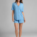 Luna Lounge Short Sleeve Short PJ Set