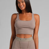 Rib Contour Crop Tank