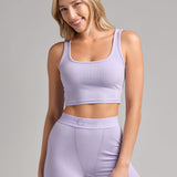Rib Contour Crop Tank