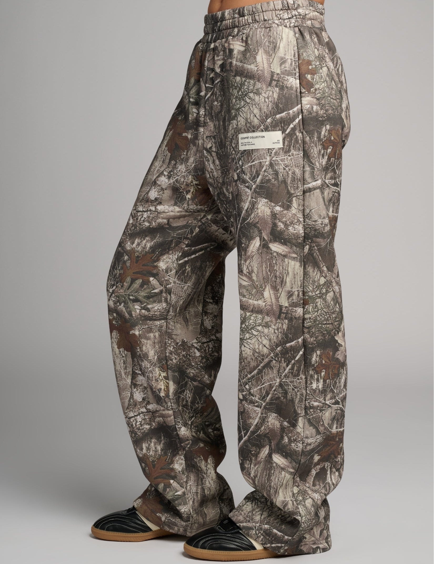Camo Straight Leg Sweatpants