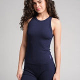 Rib Contour High Neck Tank - Pre Order