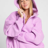 Pastel Zip Hoodie