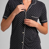 Luna Lounge Short Sleeve Short PJ Set