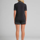 Luna Lounge Short Sleeve Short PJ Set