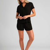 Slinky Rib Short Sleeve PJ Set