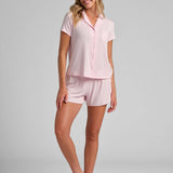 Slinky Rib Short Sleeve PJ Set