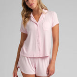Slinky Rib Short Sleeve PJ Set