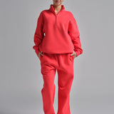 Basic Quarter Zip Mock Neck - Pre Order