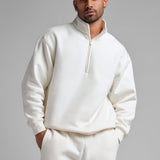 Basic Quarter Zip Mock Neck