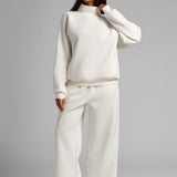 Basic Mock Neck Sweatshirt