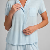 Slinky Rib Short Sleeve PJ Set