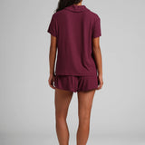 Slinky Rib Short Sleeve PJ Set