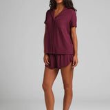 Slinky Rib Short Sleeve PJ Set