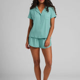Slinky Rib Short Sleeve PJ Set
