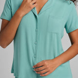 Slinky Rib Short Sleeve PJ Set