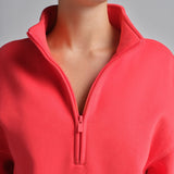 Basic Quarter Zip Mock Neck - Pre Order
