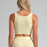 Rib Contour Crop Tank