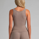 Rib Contour Waist Length Tank