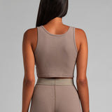 Rib Contour Crop Tank