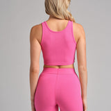 Rib Contour Crop Tank - Pre Order