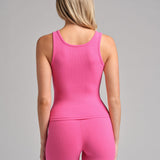 Rib Contour Waist Length Tank - Pre Order